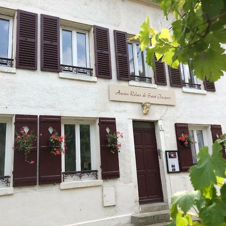 Gite Ancien Relais De Saint-Jacques La Roche-Guyon Exterior foto